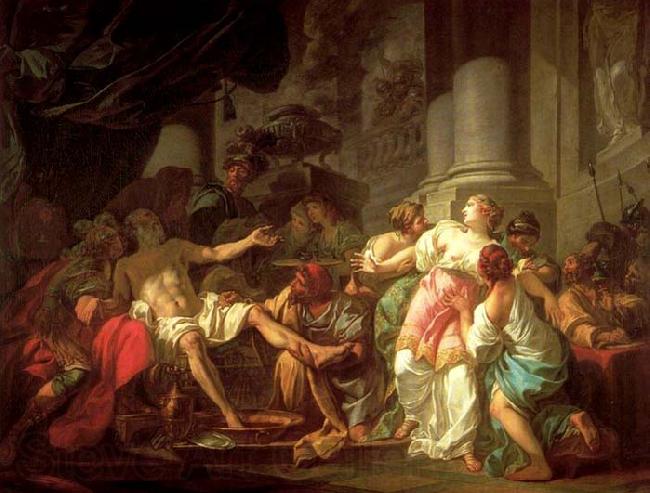 Jacques-Louis  David The Death of Seneca